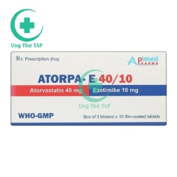 Atorpa- E 40/10 - Thuốc điều trị tăng cholesterol máu hiệu quả